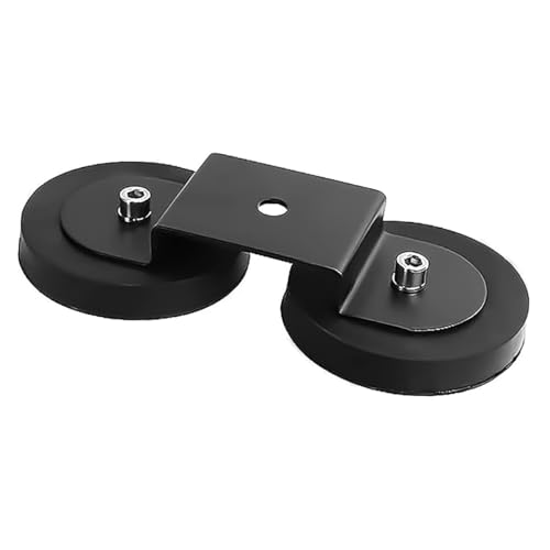 Laroal 88 mm Magnet-Montagehalterungen für die Motorhaube oder das Dach zur Befestigung von Lichtleisten. Lichtleisten-Montagebasis mit Gummi und starkem Magnet von Laroal