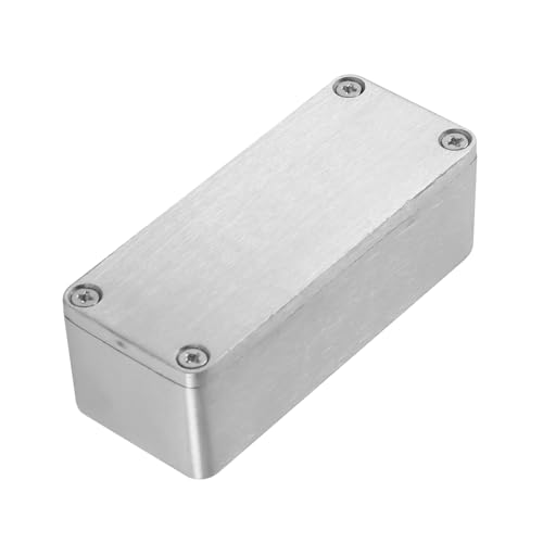 Laroal Aluminium-Projektgehäuse-Box-Effekt Aluminium-Box Metall-DIY-Projekt Korrosionsbeständiges wasserdichtes Elektrogehäuse Instrumentengehäuse-Projektbox Laroal Aluminium-Projektgehäuse-Box-Effekt Aluminium-Box Metall-DIY-Projekt Korrosionsbeständiges wasserdichtes Elektrogehäuse Instrumentengehäuse-Projektbox von Laroal