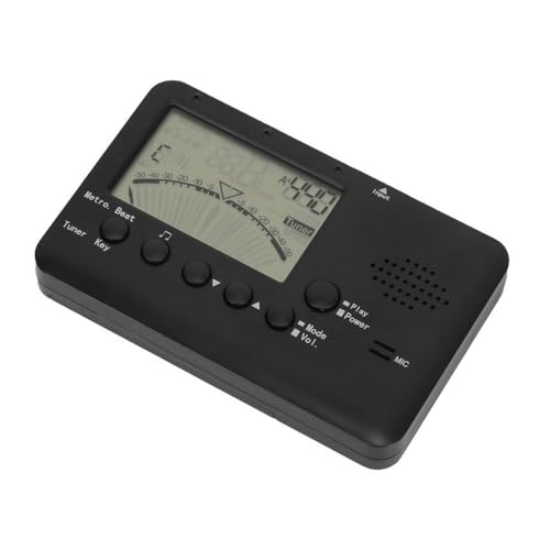 Laroal Digitales Metronom-Saxophon-Tuner mit Tonabnehmer für Saxophon-Bassklarinetten-Trompetenteile von Laroal