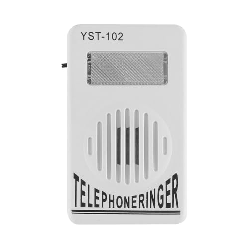 Laroal Extra lauter Telefonklingelverstärker mit Blitzlicht, 60–110 dB einstellbare Lautstärke für Festnetz-/schnurgebundene Telefone, für Hörgeschädigte geeignet Laroal Extra lauter Telefonklingelverstärker mit Blitzlicht, 60–110 dB einstellbare Lautstärke für Festnetz-/schnurgebundene Telefone, für Hörgeschädigte geeignet von Laroal