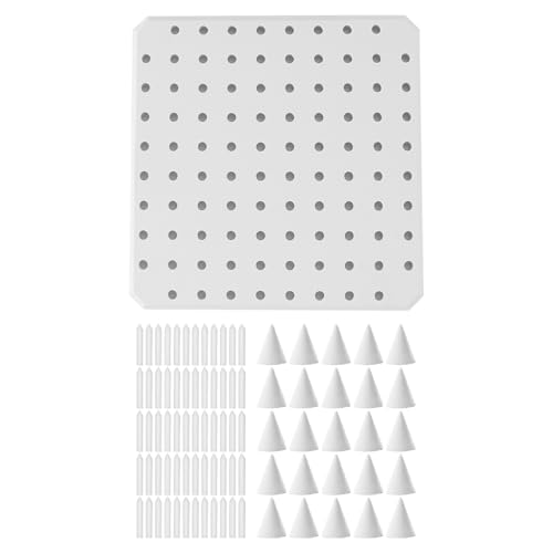 Laroal Ofenstütznägel Ofenwerkzeuge Keramik Poröse Feuerfestplatten Stütznägel Ofen-Antihaftplatten Dichtungen Stelzenwerkzeuge von Laroal