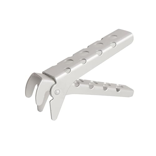 Laroal Pfannengreifer-Clip, Schüsselgreifer-Clip aus Aluminiumlegierung, Camping-Topfklemme zum Kochen im Freien, Reisewerkzeug, Topfgreifer zum Wandern, Picknick-Kochgeschirr von Laroal