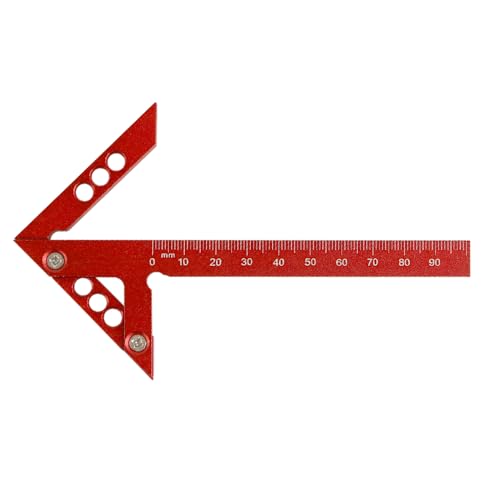 Laroal Speed Marker Center Finder Center Angle Zimmermannswinkel zum Messen von Holz kann zum Markieren von Linien und 45-90-Grad-Winkellinien verwendet Werden von Laroal