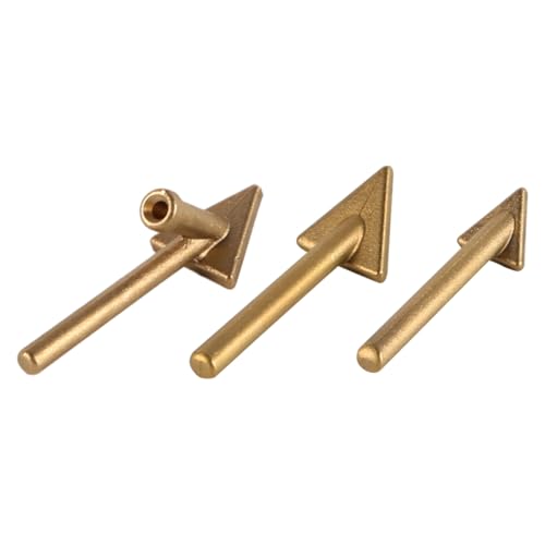 Laroal Stück Lötspitzen für Eisen- und Kunststoffschweißer, Ersatzspitzen für Kupferreparatur, dreieckige Glättungsschweißspitzen, Ersatzspitzen von Laroal