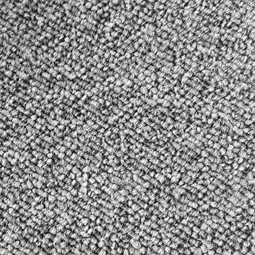 Teppichboden Schlingentextur Kurzflor Auslegware Bodenbelag anthrazit 300 x 400 cm. Weitere Farben und Größen verfügbar von misento