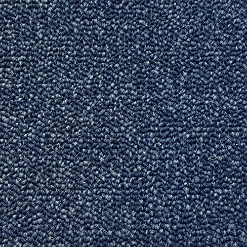Teppichboden Schlingentextur Kurzflor Auslegware Bodenbelag blau 600 x 400 cm. Weitere Farben und Größen verfügbar von Misento