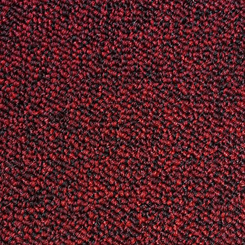 Teppichboden Schlingentextur Kurzflor Auslegware Bodenbelag rot 500 x 400 cm. Weitere Farben und Größen verfügbar von misento