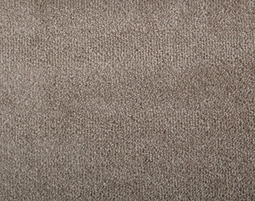 Teppichboden Shaggy Hochflorteppich Bodenbelag Auslegware Uni schlamm 400 x 400 cm. Weitere Farben und Größen verfügbar von Misento