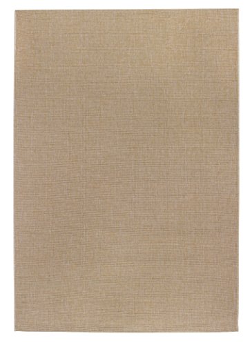 Webteppich Kurzflor Flachgewebe Uni beige 50 x 80 cm . Weitere Farben und Größen verfügbar von misento