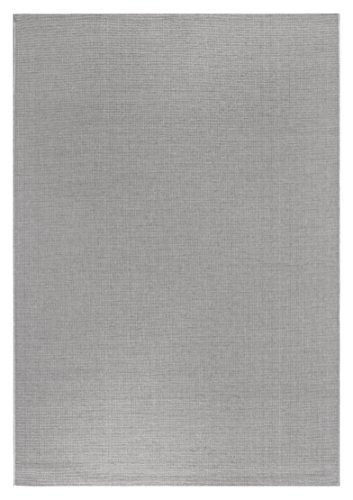 Webteppich Kurzflor Flachgewebe Uni silber 240 x 340 cm . Weitere Farben und Größen verfügbar von misento