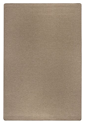 Webteppich Kurzflor Flachgewebe Wohnbereich Struktur creme-hellbraun 240 x 340 cm. Weitere Farben und Größen verfügbar von misento