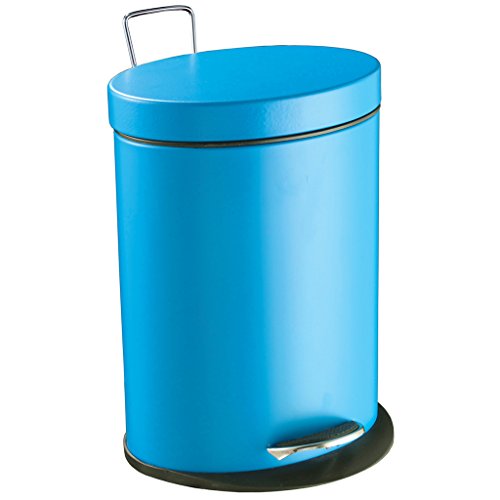 Laroom 11154 – Papierkorb elliptische 5 Liter, Blau von Laroom