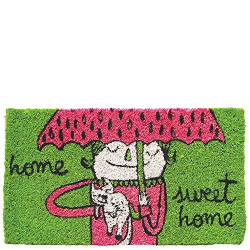 LAROOM 11888 – Fußmatte Home Sweet Home, grün von Laroom