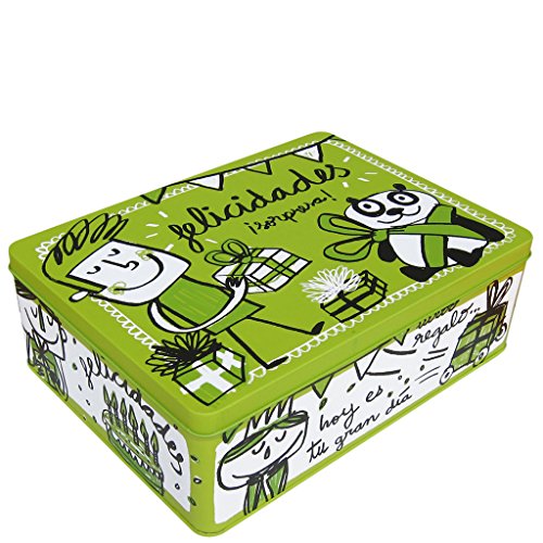 Laroom 12578 Metalldose Herzlichen Glückwunsch, grün Laroom 12578 Metalldose Herzlichen Glückwunsch, grün von Laroom