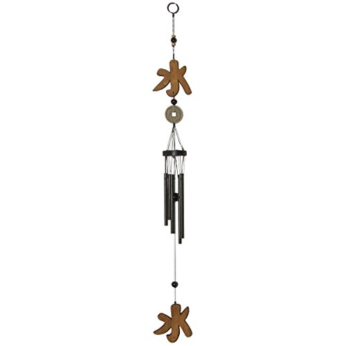 Laroom 12280 – Glockenspiel Wind Symbol Wasser Metall, braun von Laroom
