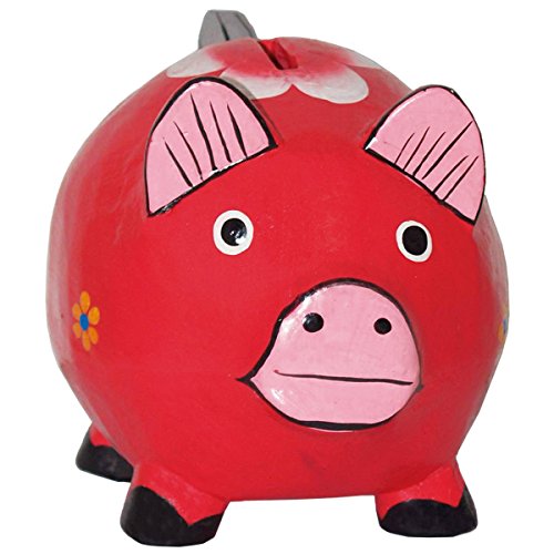 Laroom 12504 – Spardose Schwein, Rot von Laroom