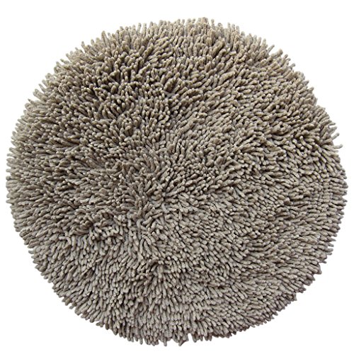 Laroom 12754 – Teppich Baumwolle hellgrau Churros 4 cm, hellgrau von Laroom