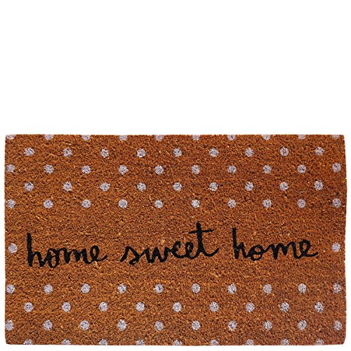 Laroom Fußmatte Home Sweet Home 40x70x1.8 cm braun von Laroom