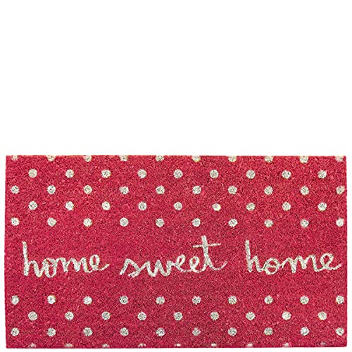 Laroom Sweet Home Fußmatte, Rosa, 40 x 70 x 1,8 cm von Laroom