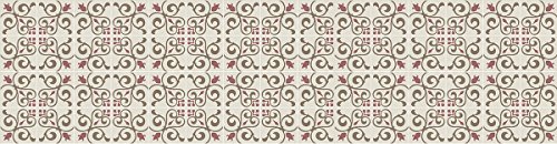 Laroom Teppich Bollato Elegante Design Toskana, Vinyl antiliscante, Beige, 65 x 250 x 0.3 cm von Laroom