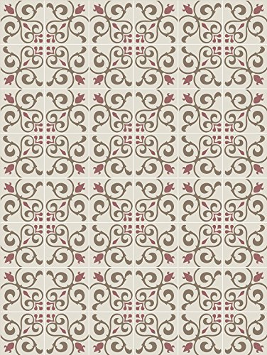 Laroom Teppich Bollato Kinder Motiv Toskana 100x133x0.3 cm beige von Laroom