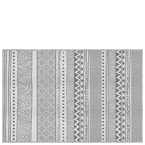 Laroom Vinyl-Teppich Kinder Asilah grau 133 x 200 cm, 133x200x0,3cm von Laroom