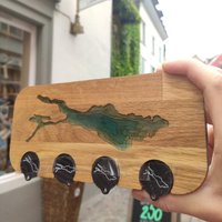 Schlüsselbrett Bodensee Mit Anhängern von LarosCNC