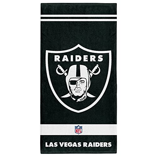 Las Vegas Raiders NFL Duschtuch Handtuch Strandtuch Shower Towel ** Classic ** in 70 x 140 cm von Las Vegas Raiders