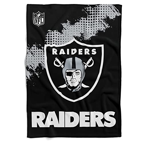 Las Vegas Raiders NFL Flanell Decke Kuscheldecke Fleecedecke Steppdecke Velourdecke ** Throw Corner ** in 150 x 200 cm von Las Vegas Raiders