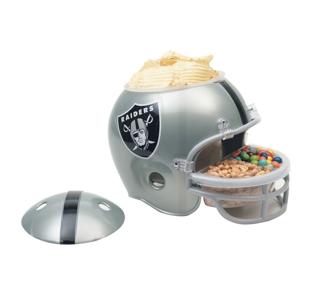 Las Vegas Raiders Snackschale Snack Helm, Kunststoff, original Größe von Las Vegas Raiders