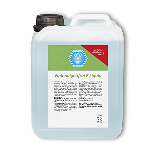 Fadenalgenfrei F Liquid 5 Liter, Fadenalgenvernichter, Algenvernichter, Algenstop, Algenmittel von Lasama
