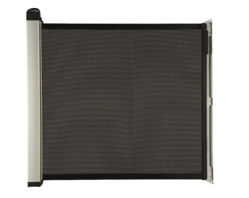 Lascal KiddyGuard Avant, stilvolles Treppenschutzgitter für Babys, einrollbares Türgitter aus Netz und gebürstetem Aluminiumgehäuse, Türschutzgitter bis 120cm Breite, schwarz Lascal KiddyGuard Avant, stilvolles Treppenschutzgitter für Babys, einrollbares Türgitter aus Netz und gebürstetem Aluminiumgehäuse, Türschutzgitter bis 120cm Breite, schwarz von Lascal