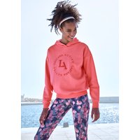 LASCANA ACTIVE Kapuzensweatshirt "- Performance Hoodie mit runder Logostickerei und" von Lascana Active