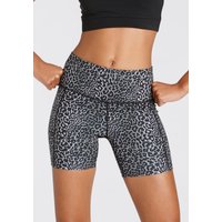 LASCANA ACTIVE Shorts, Radlerhose in Leo-Optik von Lascana Active