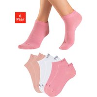 LASCANA ACTIVE Sneakersocken Packung, 6 Stk. tlg. mit eingestricktem Marken Logo von Lascana Active