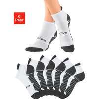 LASCANA ACTIVE Sneakersocken Packung, 6 Stk. tlg. mit weicher Frotteesohle von Lascana Active