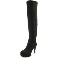 LASCANA Belle Affaire Overkneestiefel "High-Heel-Stiefellette mit Plateau,", mit langem Schaft, Slouchy Boots von Lascana Belle Affaire