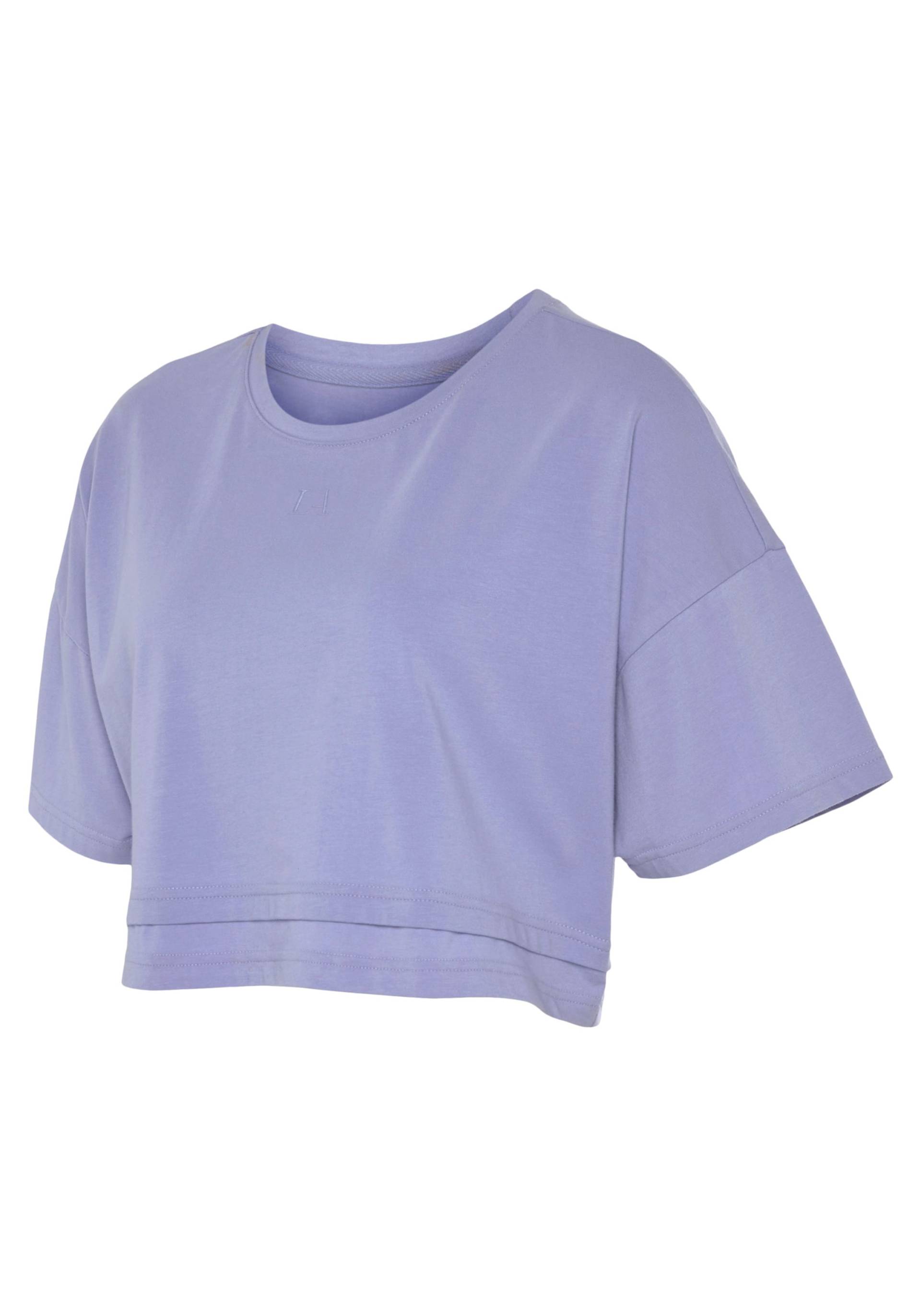 Kurzarmshirt in blau von LASCANA von Lascana