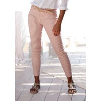 LASCANA 7/8-Jeggings, mit Streifenprint in Slim-Fit-Form, Superstretch-Qualität von Lascana