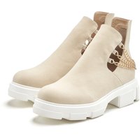 LASCANA Chelseaboots mit modischem Ketten-Detail, Ankle Boots, Stiefelette LASCANA Chelseaboots mit modischem Ketten-Detail, Ankle Boots, Stiefelette von Lascana