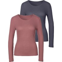 LASCANA Langarmshirt, (2er-Pack) von Lascana