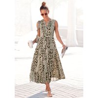 LASCANA Maxikleid mit Animalprint und Knopfleiste, Sommerkleid, Strandkleid LASCANA Maxikleid mit Animalprint und Knopfleiste, Sommerkleid, Strandkleid von Lascana
