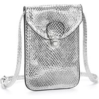 LASCANA Umhängetasche, im coolen Metallic Look, Minibag, Handytasche, Crossbody Bag VEGAN von Lascana