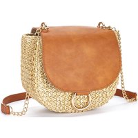 LASCANA Umhängetasche "Strandtasche", Minibag,Schultertasche,Tragetasche,Crossbody Bag,Bast-Optik VEGAN von Lascana