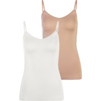 LASCANA Unterhemd, (Packung, 2 St., 2er-Pack), Spaghettiträger-Top, Unterziehshirt von Lascana