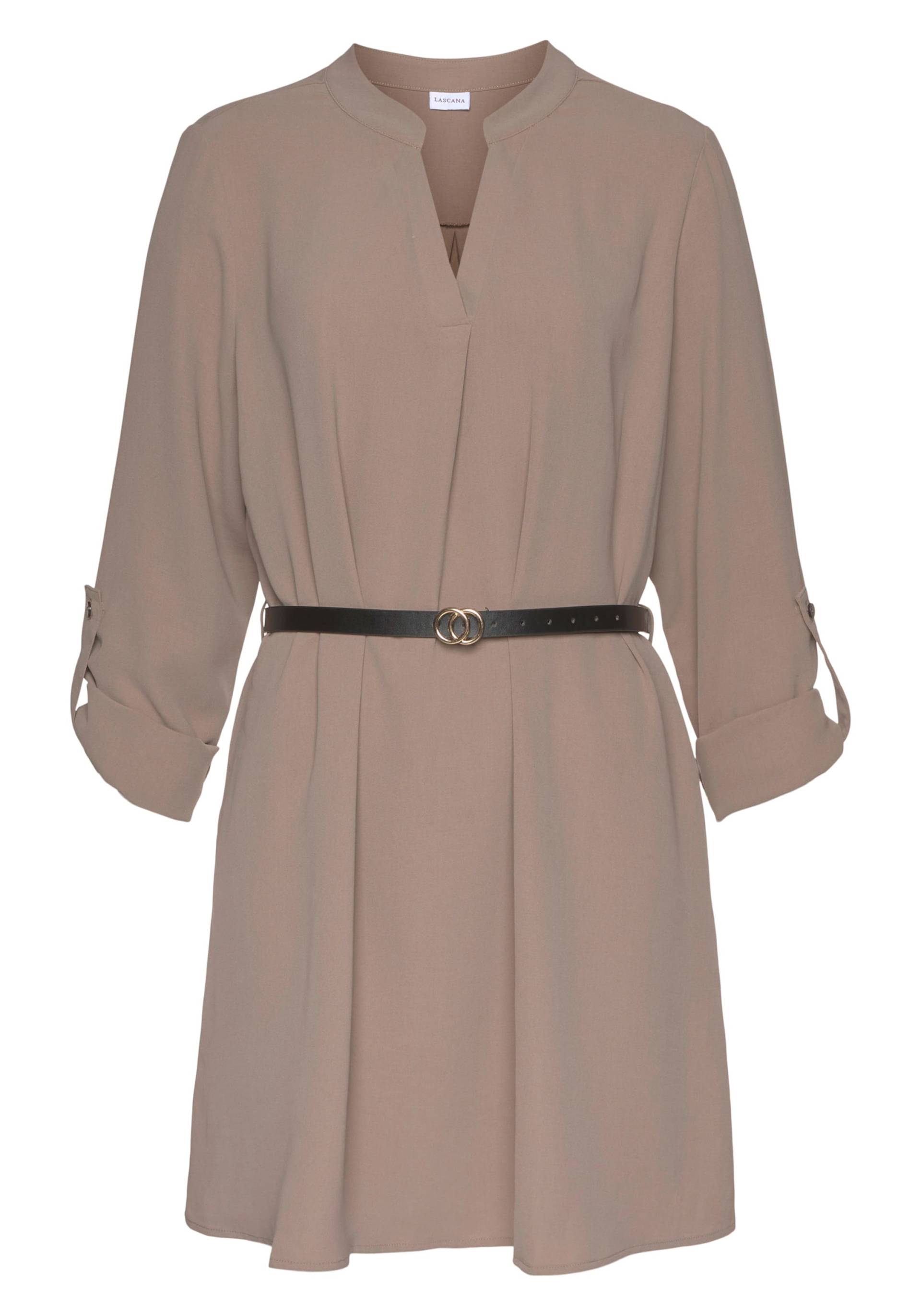 Longbluse in taupe von LASCANA von Lascana