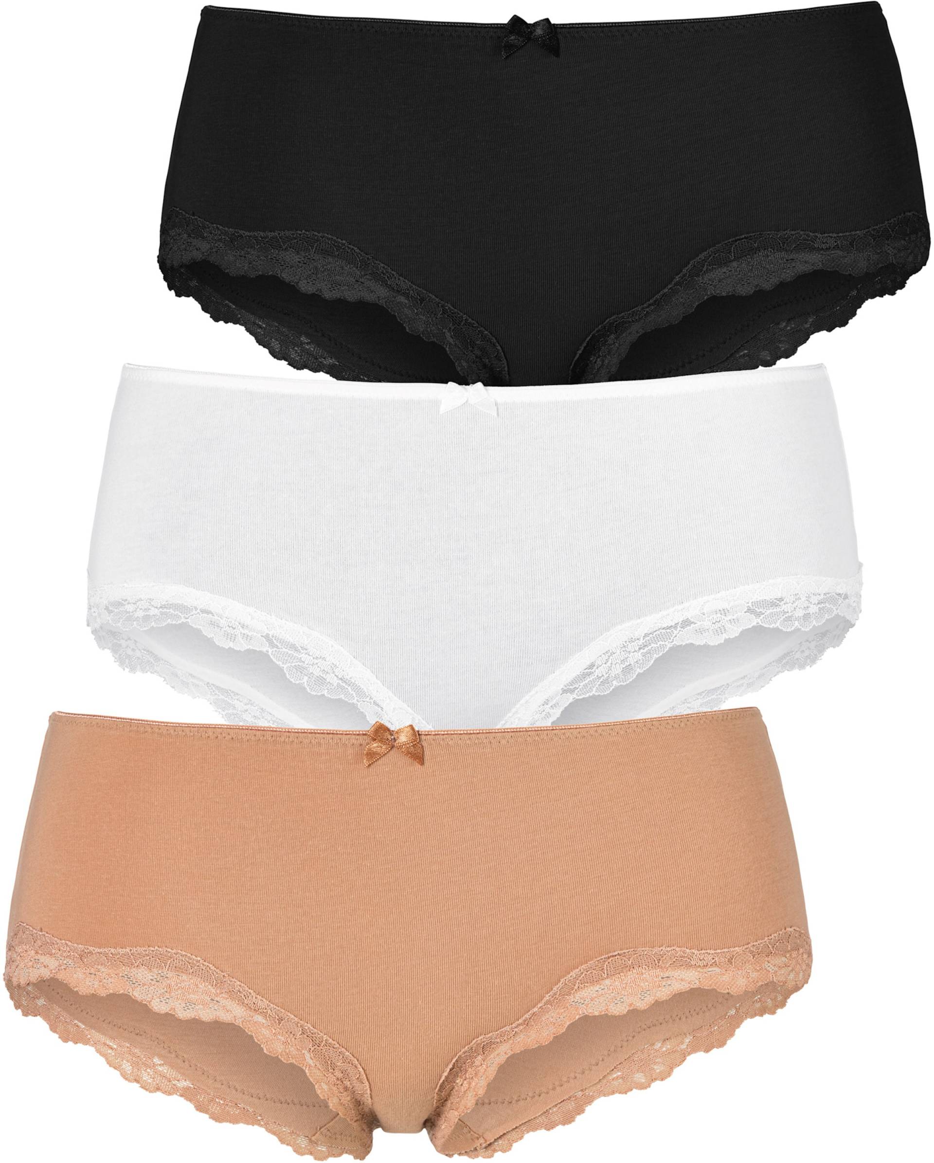 Panty in beige, weiß, schwarz von LASCANA von Lascana