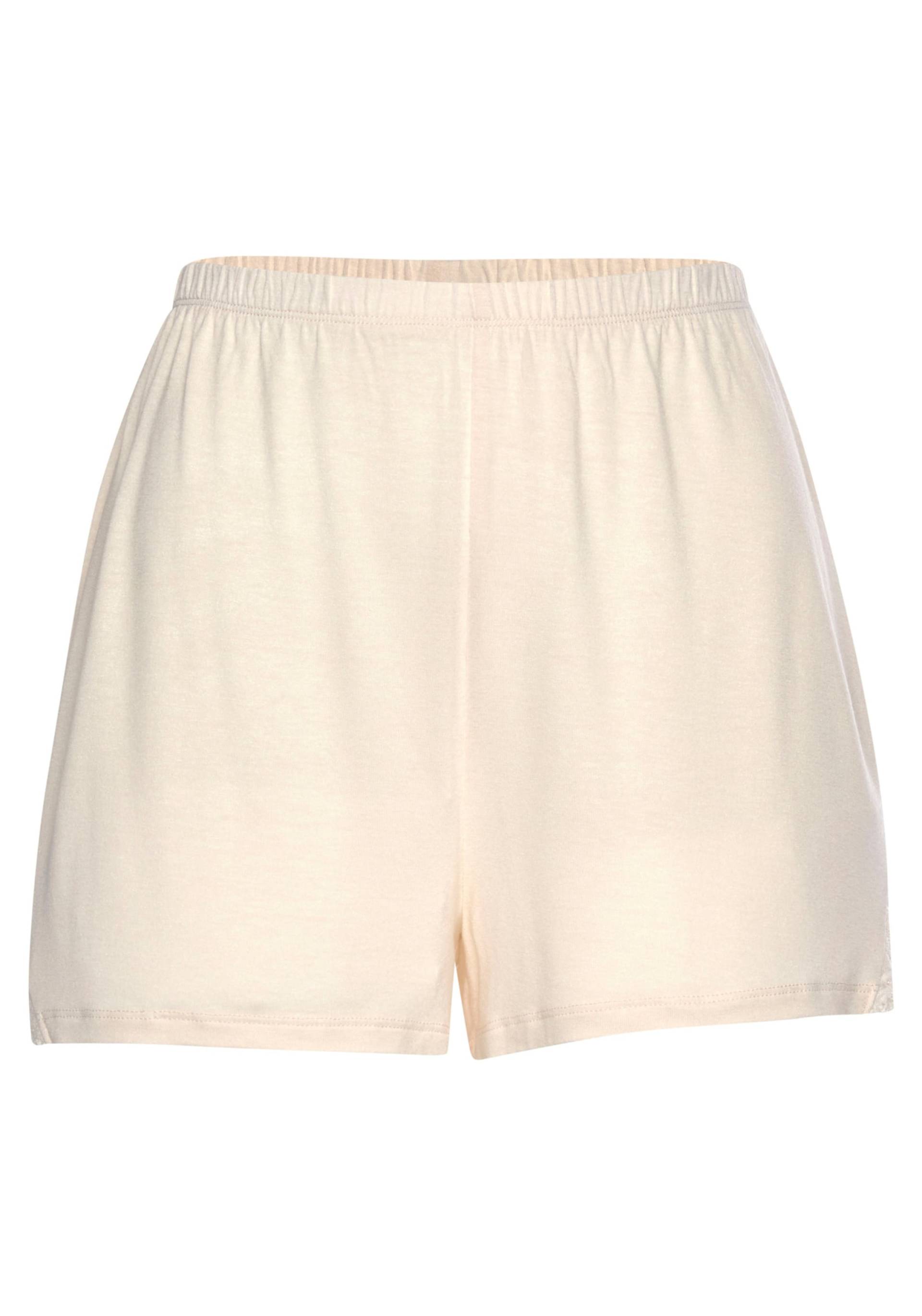 Schlafshorts in creme von LASCANA von Lascana