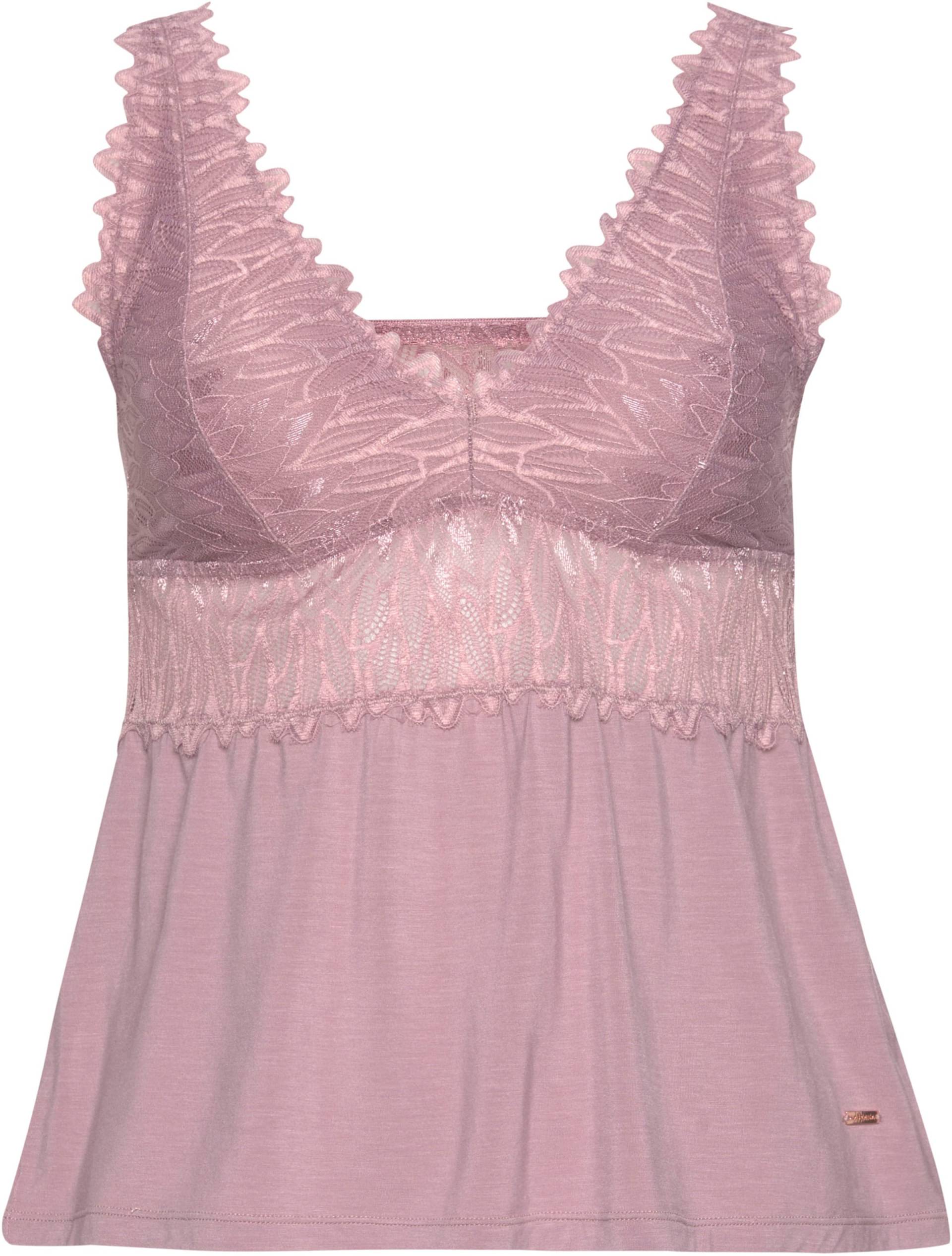 Spitzentop in mauve von LASCANA von Lascana