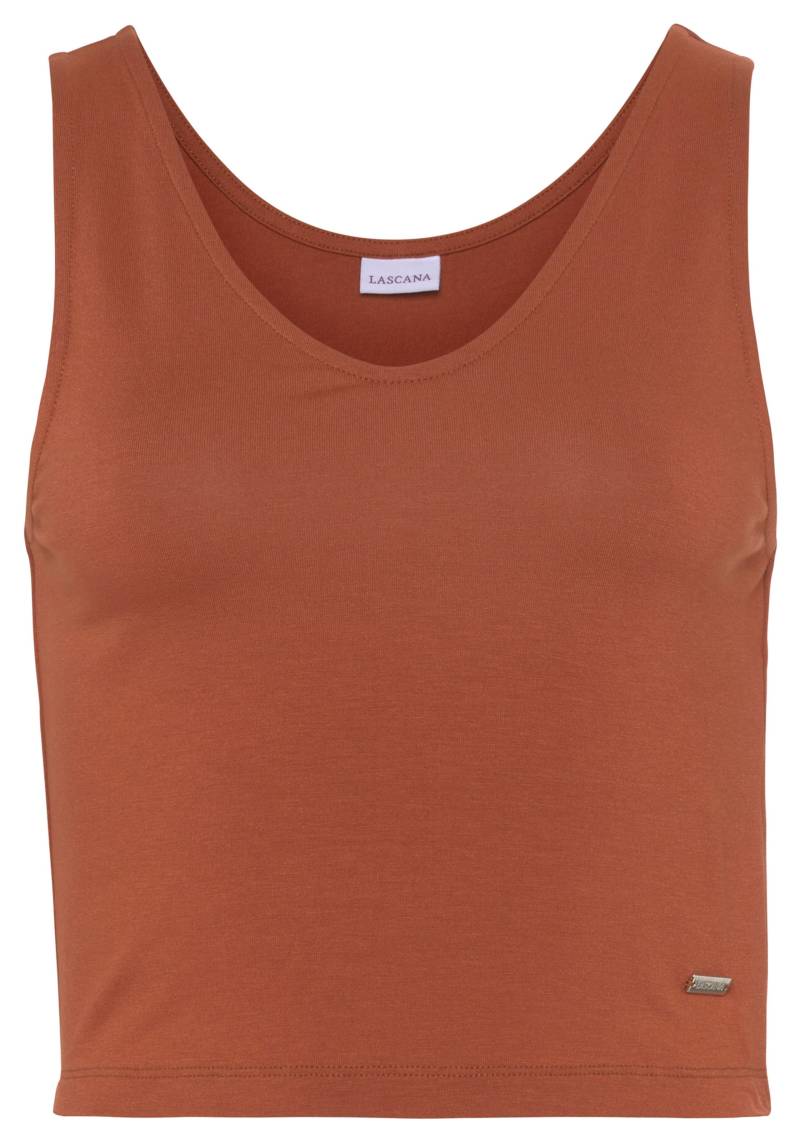 Tanktop in terracotta von LASCANA von Lascana